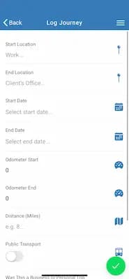 tfmc app mileage tracker