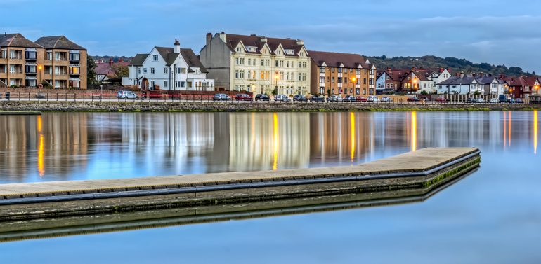 Marine Lake in West Kirby,