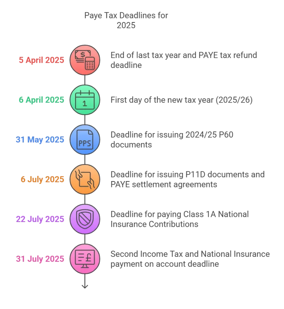 Paye tax dates 2025